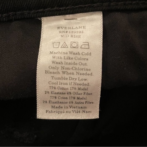 Everlane Authentic Stretch Mid-Rise Skinny - Picture 4 of 5